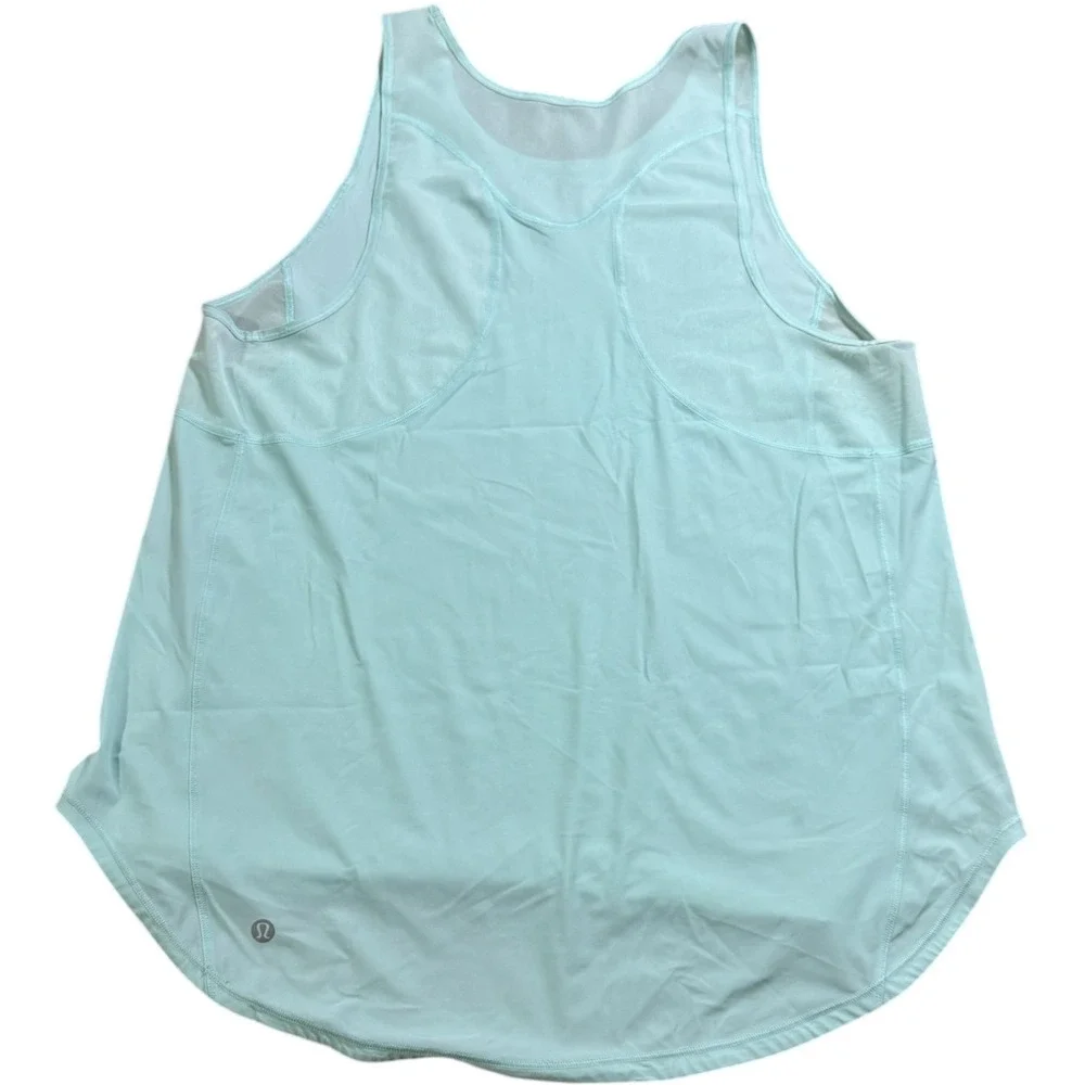 Lululemon Sculpt Tank Top Back Vent Icing Blue Size‎ 12 - Picture 2 of 7